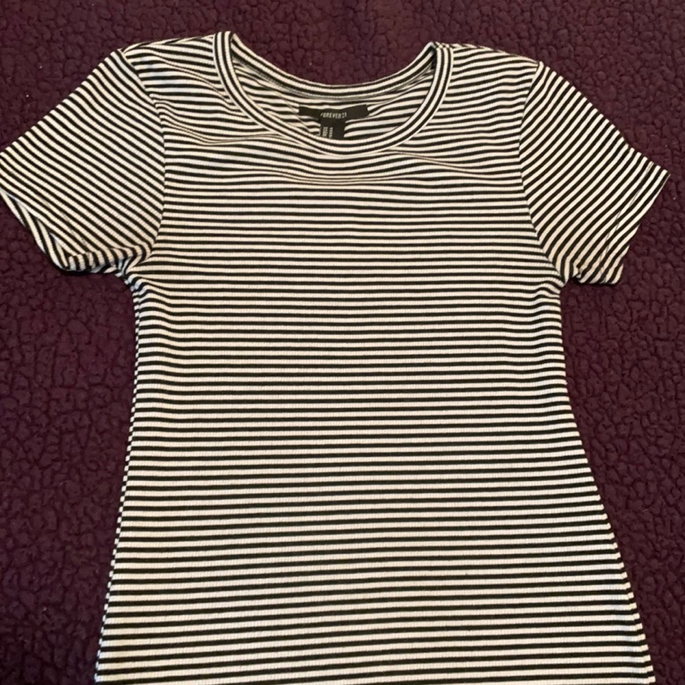 Black & White Striped Dress